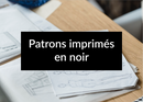 Patron imprimé en noir